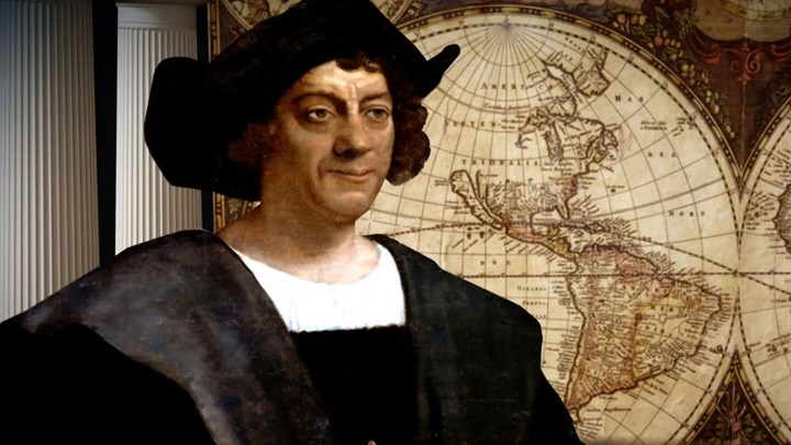 គ្រីស្តុប គូឡុំ (Christopher Columbus) ជាអ្នកជំនួញផ្លូវទឹកអ៊ីតាលី និងអ្នករុករកឃើញទ្វីបអាមេរិច